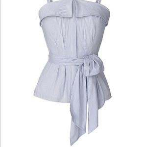 Olivia Palermo-Chelsea28 Stripe Bustier